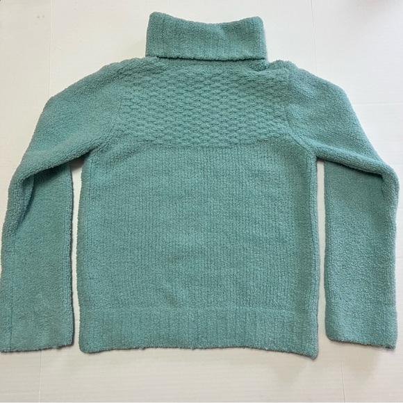 Columbia Womens Mint Green Soft Chenille Turtleneck Pullover Sweater Size Medium - Picture 2 of 7